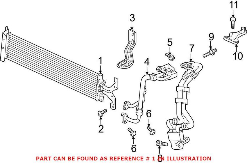 VW Automatic Transmission Oil Cooler